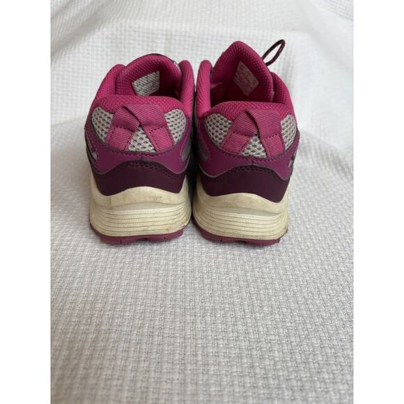Merrell Moab Speed Low Waterproof Shoes Sz 5 M Girls Kids Hiking Sneaker Pink - Picture 2 of 8